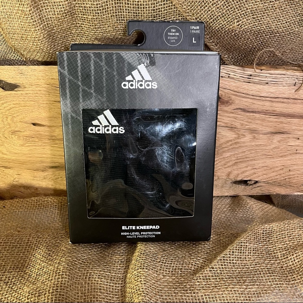 Adidas Unisex KP Elite Knee Pads Volleyball  Protective Equipment Sz L Black